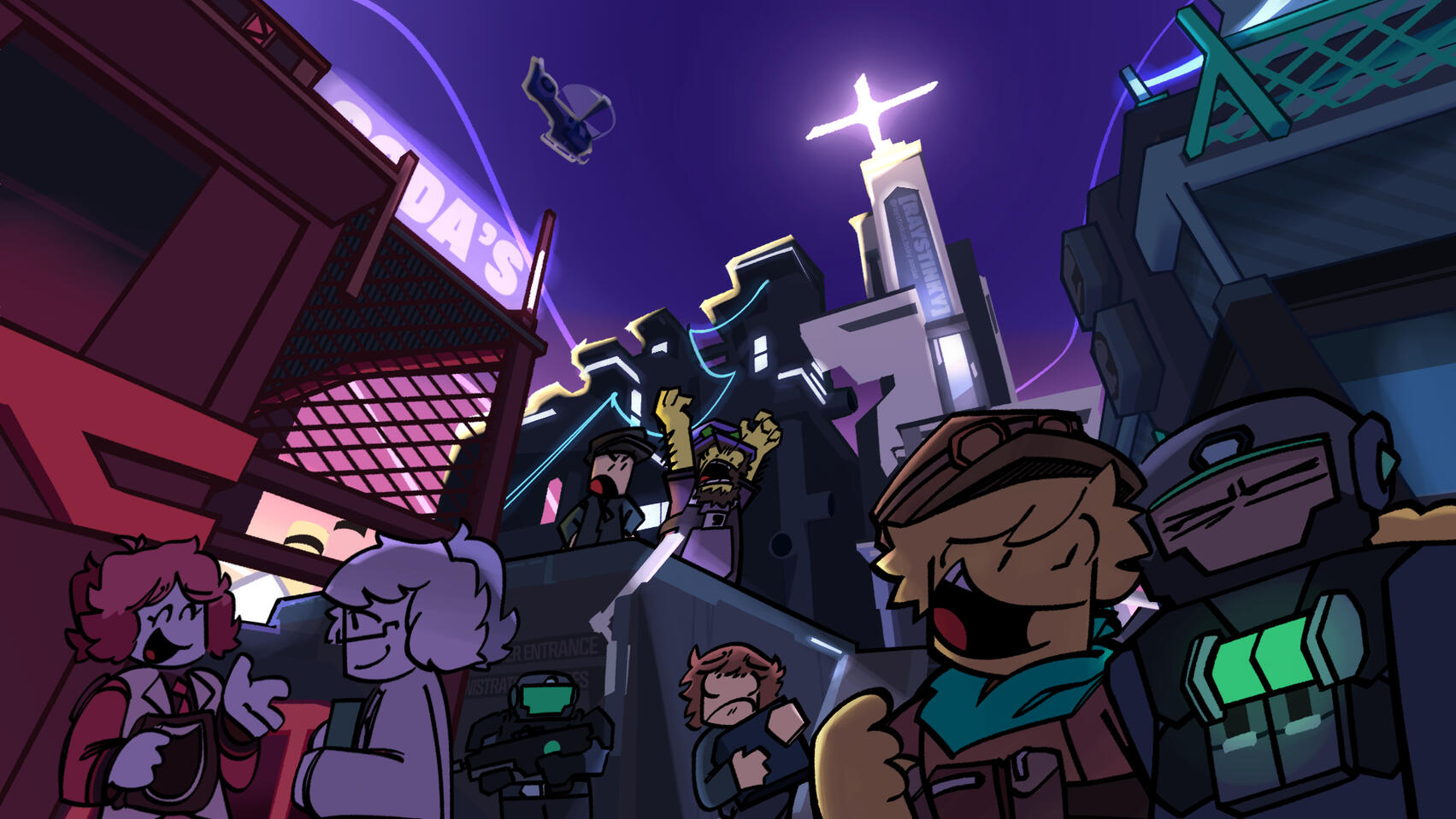 CH1 KEYART // TOWER WORLD